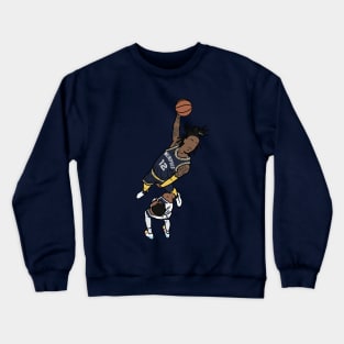 Ja Morant Dunk on Malik Beasley Crewneck Sweatshirt